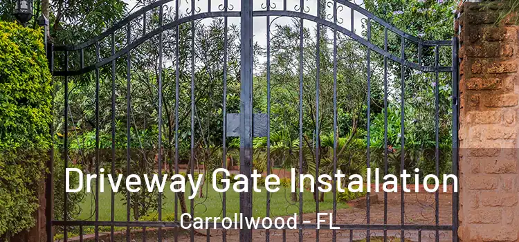  Driveway Gate Installation Carrollwood - FL
