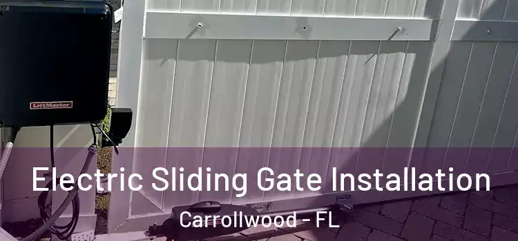  Electric Sliding Gate Installation Carrollwood - FL