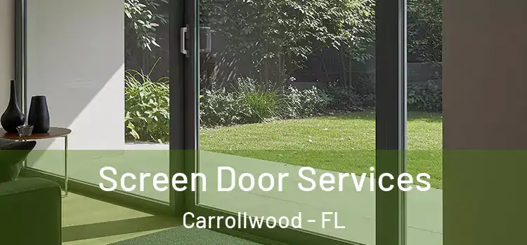  Screen Door Services Carrollwood - FL